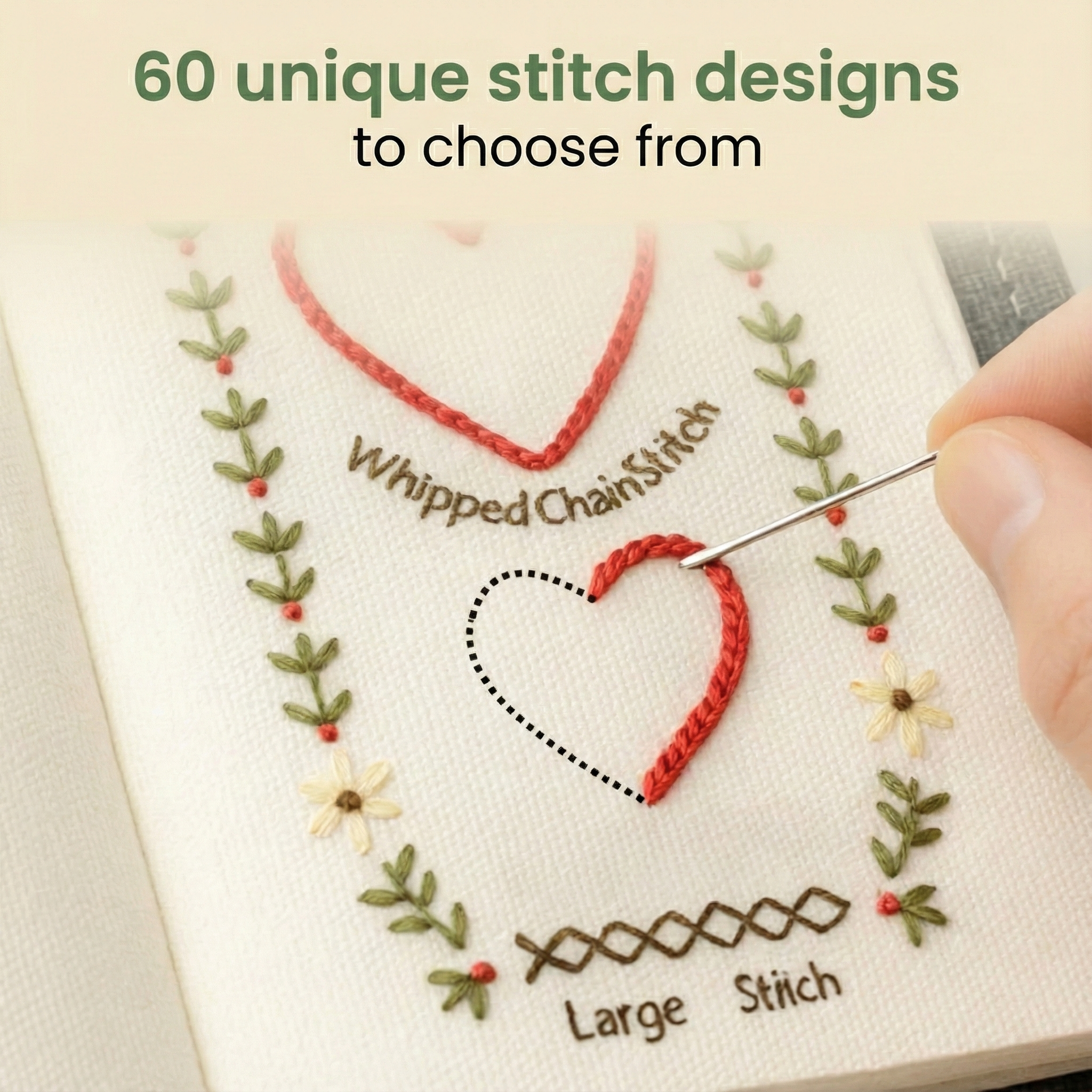 the guided embroidery stitch book™